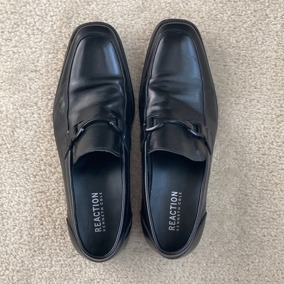 Reaction Kenneth Cole Black Mens Dress Shoes - Picture 2 of 6